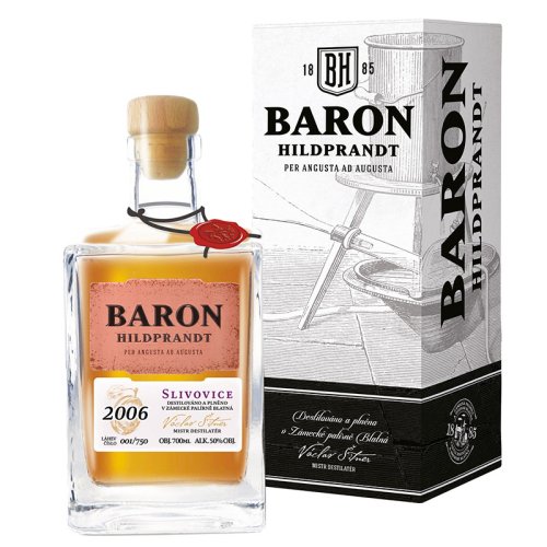 Slivovice Baron Hildprandt 2006, limitovaná edice, 0,7l
