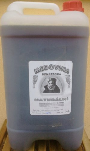 Benátecká medovina naturální, kanystr